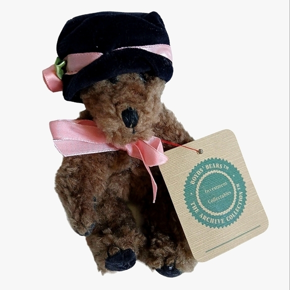 Boyds Archive Collection 1990-93 Simone w/Bearware Hat Original Tags Plush Toy - Picture 2 of 12